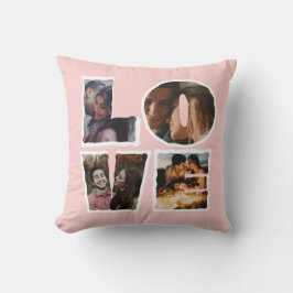 Personlig KÄRLEK Photo Collage Gift Kudde