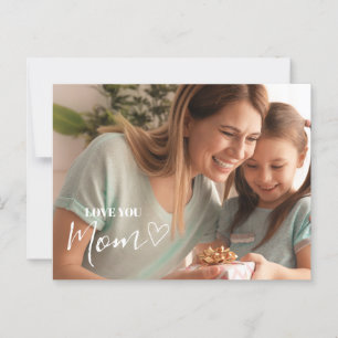 Personlig kärlek till dig mamma foto vykort