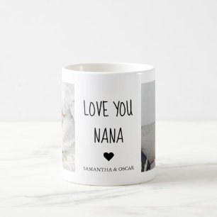 Personlig kärlek till dig, mormor   Anpassad fotog Kaffemugg