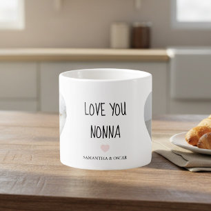 Personlig kärlek till dig Nonna Anpassad mormors Espressomugg
