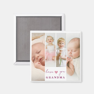 Personlig "Kärlek You Grandma" Magnet