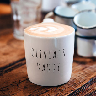 Personlig Kärlek You Pappa Photo Espressomugg