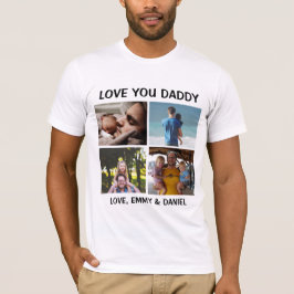 Personlig Kärlek You pappa Photo T-Shirt
