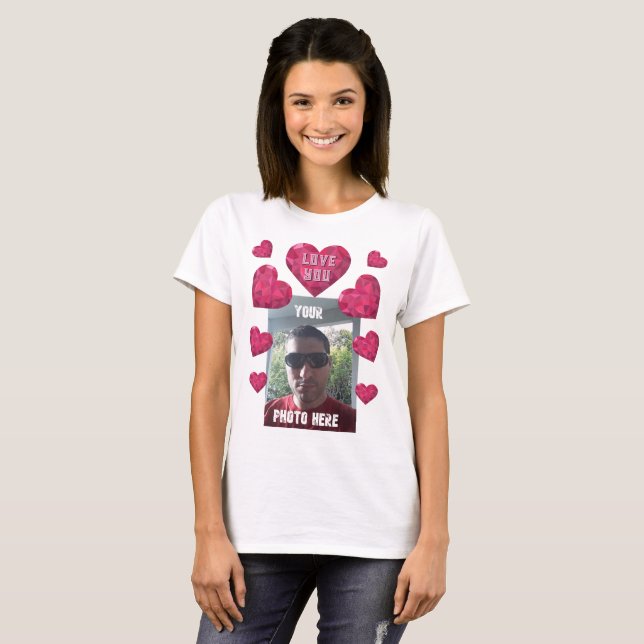 Personlig Kärlek You Valentine 2.0 T Shirt (Hel framsida)