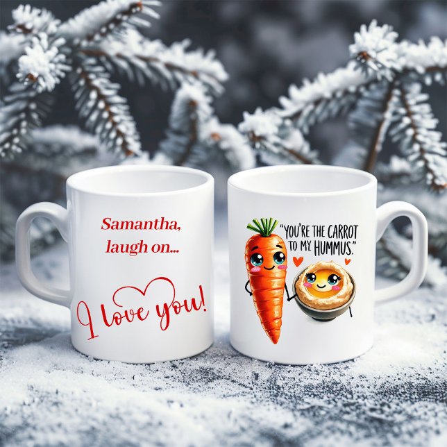 Personlig Kärlekspresent Mugg Rolig Tecknad Mat (Personalized Love Gift Mug Funny Cartoon Food)