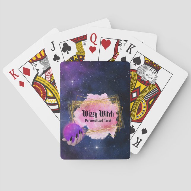 Personlig Kartomancy Tarot Speldeka Casinokort (Baksidan)