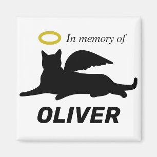 Personlig Kat Angel Magnet