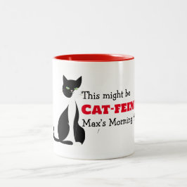 Personlig Katt-fein Kaffe Mugg