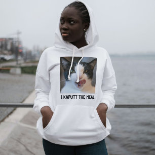 Personlig kattälskare svart-vit husdjursfoto t shirt