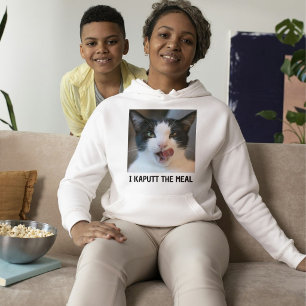 Personlig kattälskare svart-vit husdjursfoto t shirt