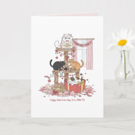 Personlig Kattens Jam Valentine Kort