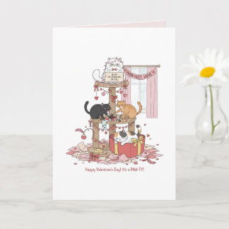 Personlig Kattens Jam Valentine Kort