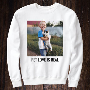 Personlig kattmamma barn- och husdjursfoto svart v t shirt