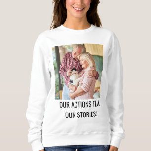 Personlig kattmamma familj husdjur foto söt vit t shirt