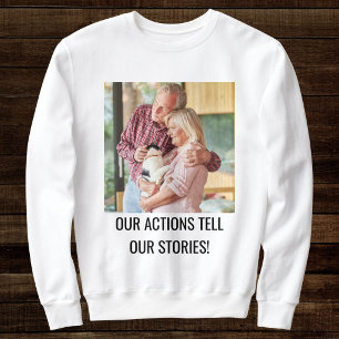 Personlig kattmamma familj husdjur foto söt vit t shirt