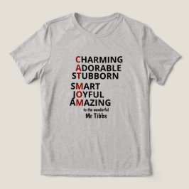 Personlig kattmamma för kattälskare  t shirt