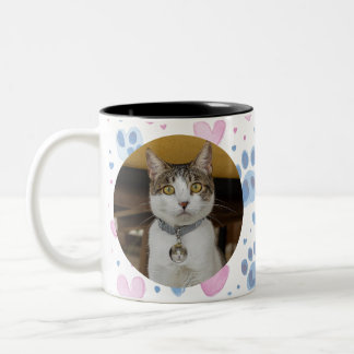 Personlig Kattmugg Två-Tonad Mugg