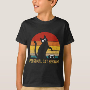 Personlig kattservant-vintage t shirt