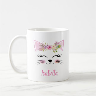 Personlig Kattskalle mugg