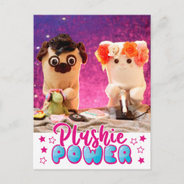 Personlig Kawaii Cute Plushie Power Plushie Vykort