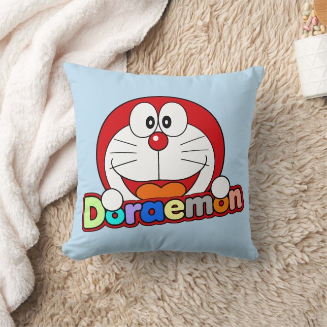 Personlig Kawaii Doraemon Anime Kudde (Filt)