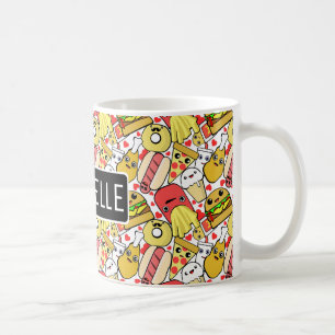 Personlig Kawaii Food Kaffemugg