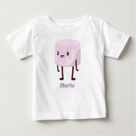 Personlig Kawaii Marshmallow Baby T-Shirt