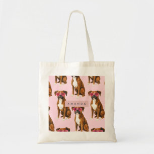 Personlig Kawaii Trendig Boxer Hund Tygkasse
