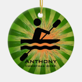 Personlig Kayaking Ornament