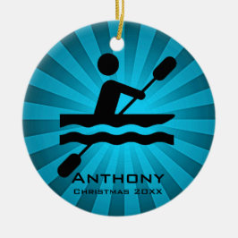 Personlig Kayaking Ornament