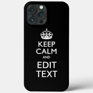 Personlig KEEP CALM AND Redigera Text