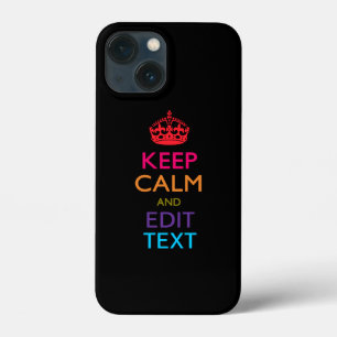Personlig KEEP CALM Ha Din Text Flerfärgad