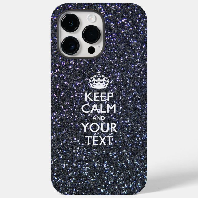 Personlig KEEP CALM OCH Din Text (Baksida)