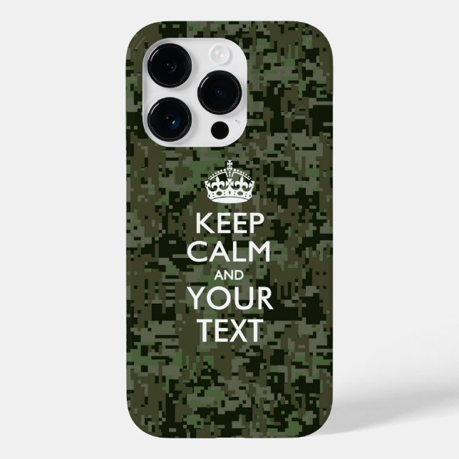 Personlig KEEP CALM OCH Din Text (Baksida)