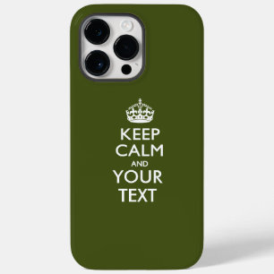 Personlig KEEP CALM OCH Din Text