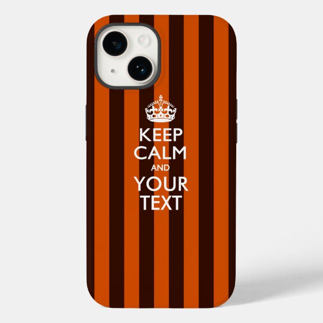Personlig KEEP CALM OCH Din Text (Baksida)