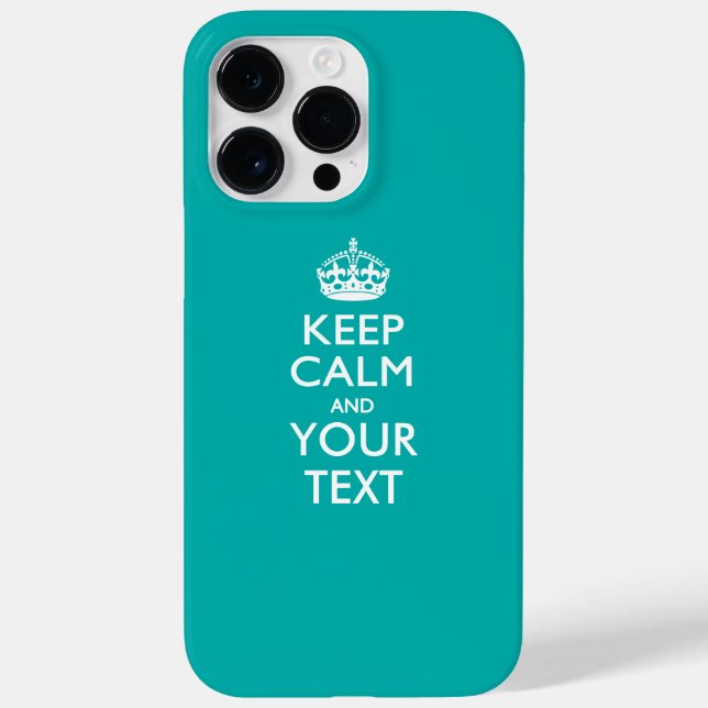Personlig KEEP CALM OCH Din Text (Baksida)