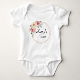 Personlig Keepsaké Baby Namn Baby Bodykostym T Shirt