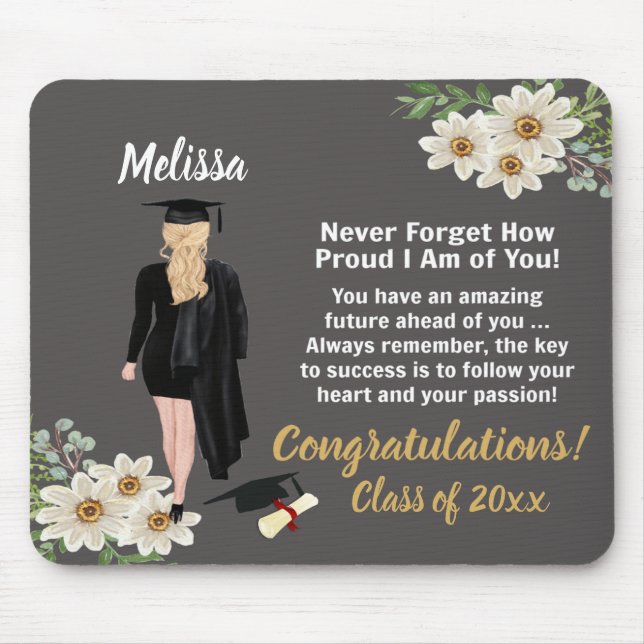Personlig Keepsaké Studenten Musmatta (Framsidan)