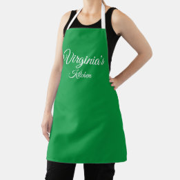 Personlig Kelly Grönt Apron