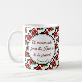 Personlig KENYA FLAGGA Proverbs 31 Kaffemugg