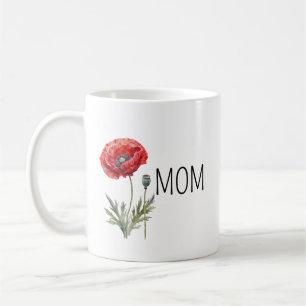 Personlig keramik kaffemugg för Mamma, Graverad C