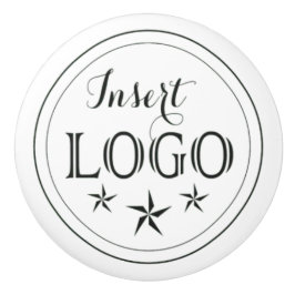Personlig keramik Knob med din Logotyp Knopp