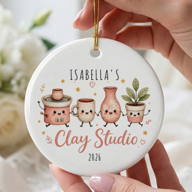 Personlig keramikstudio  julgransprydnad keramik (Skapare uppladdad)