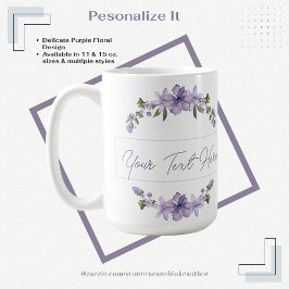 Personlig keramisk blomstermugg kaffemugg