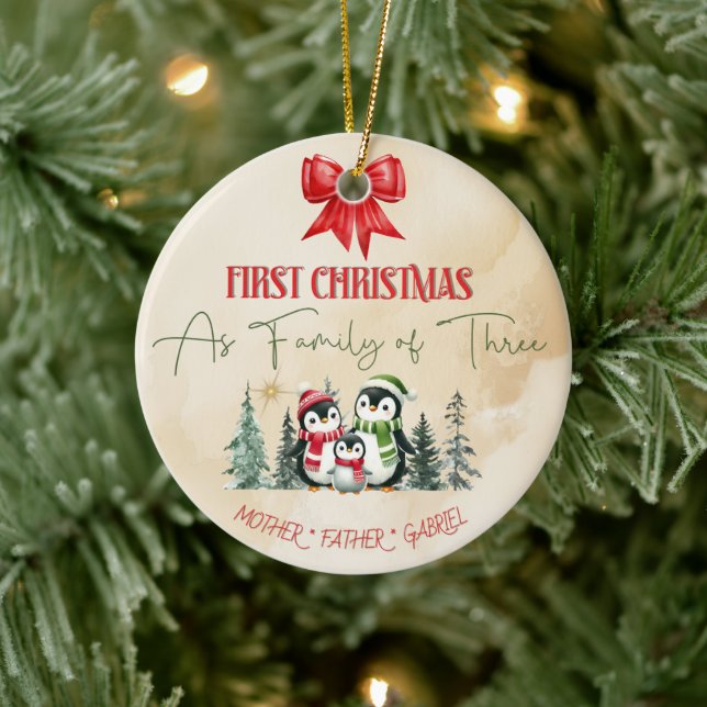 Personlig Keramisk julprydnad - första engelska kr Julgransprydnad Keramik (Träd)