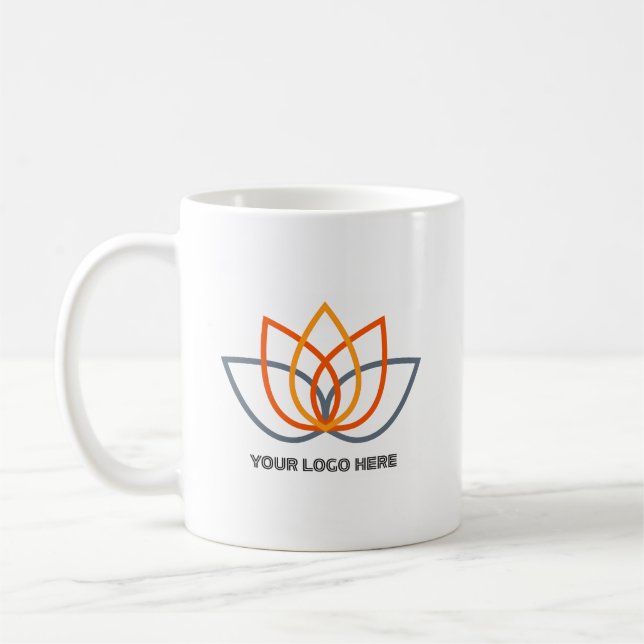 Personlig keramisk kaffemugg med anpassad design (Vänster)