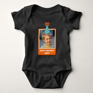 Personlig Kid Photo Grattis på födelsedagen w/ Blu T Shirt