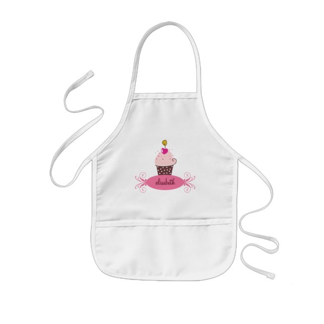Personlig Kids Apron Barnförkläde (Framsidan)
