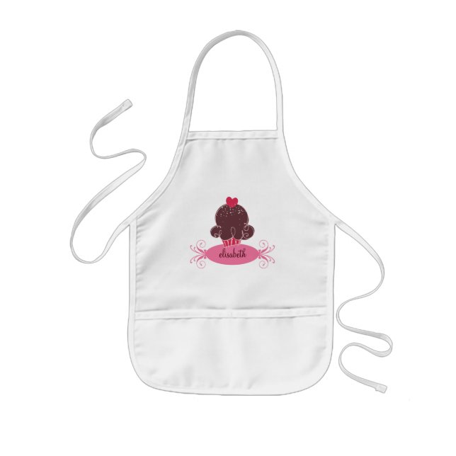 Personlig Kids Apron Barnförkläde (Framsidan)